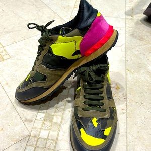 Valentino camouflage mens sneakers